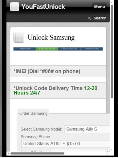 Unlock Samsung Galaxy Note 2截图1