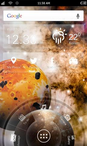 Space Free 3D Live Wallpaper截图1