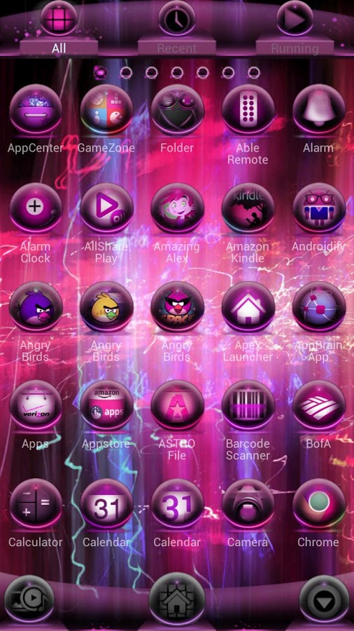 Pink Nexus Q GO Launcher Theme截图8