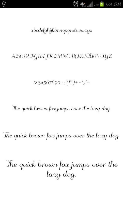 Pen Pack for FlipFont&reg; free截图5