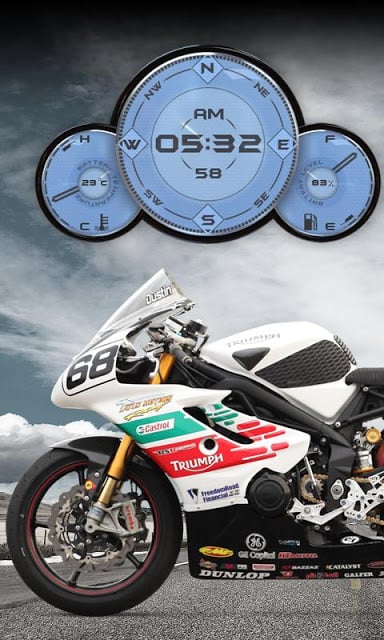 Triumph Moto Racer Widget LWP截图2