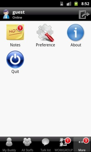 WorkMessenger for WORKGROUP截图1