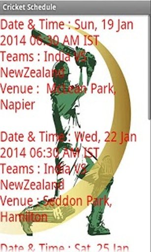 Cricket Schedule-[2013-2014]截图7