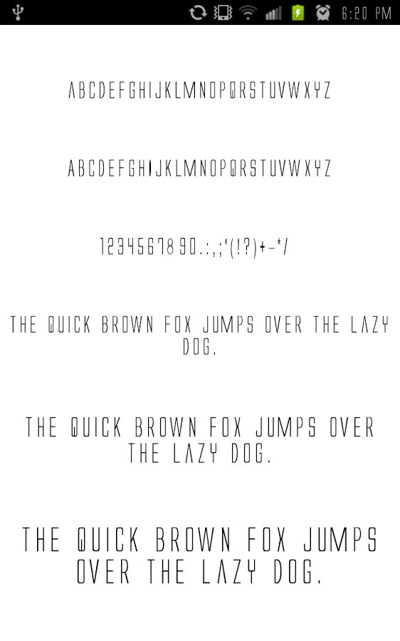 Tech Pack for FlipFont&reg; free截图2