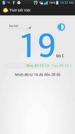 Thời tiết Việt截图1