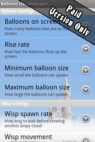 Balloons Live Wallpaper Free截图2