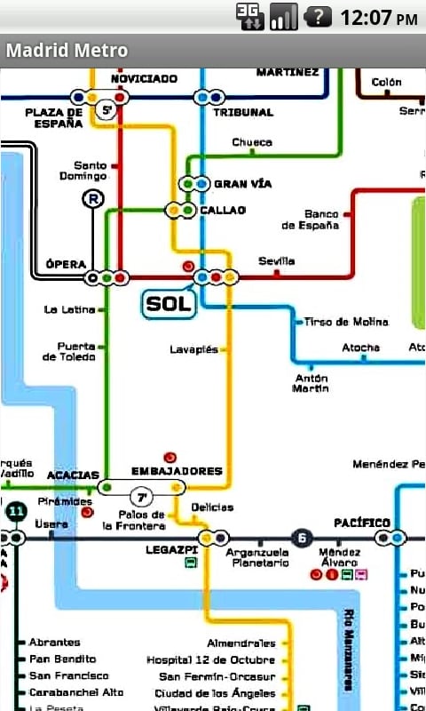 Madrid Metro Map (Free)截图1