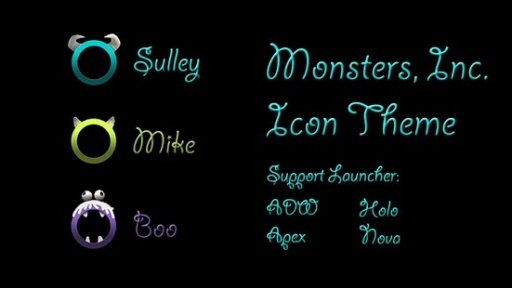 Monsters, Inc. Ring Icon Theme截图2