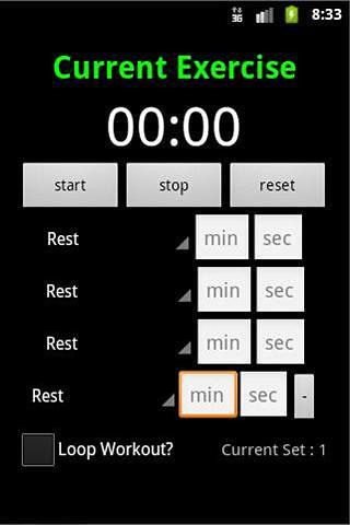 锻炼计划秒表 Workout Planner Stopwatch Free截图3