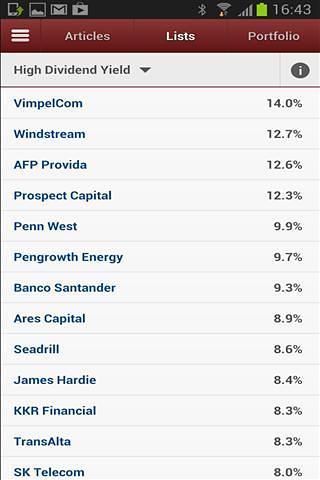 Dividend Investor截图2