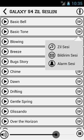 三星音乐 Galaxy S4 Zil Sesleri截图3