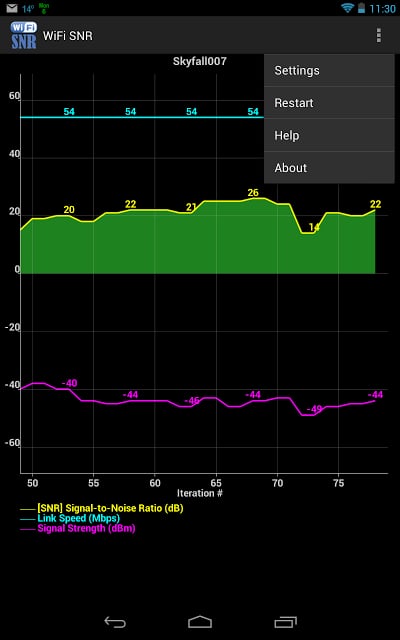 WiFi SNR截图6