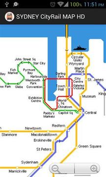 悉尼城铁地图(高清版)截图