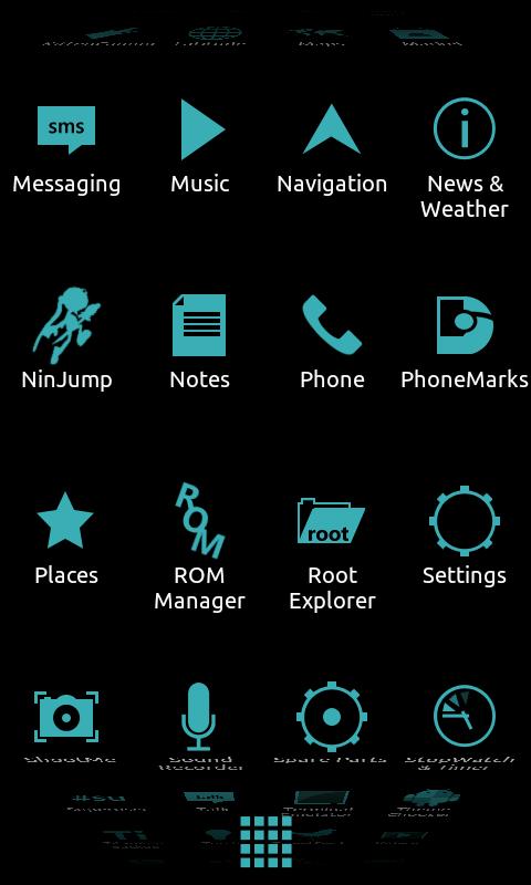 Minimalist_Cyan - ADW Theme截图3