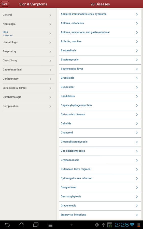 IDdx: Infectious Diseases截图3