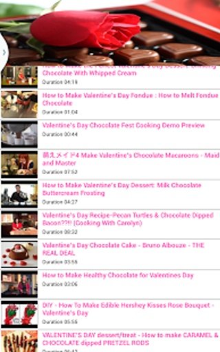 Chocolate Valentine Recipes截图10