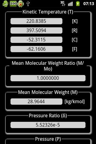 Atmospheric Calculator截图3