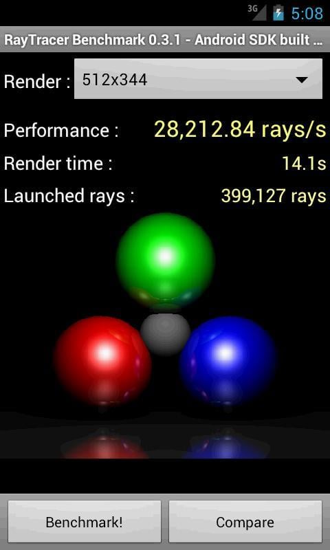 RayTracer Benchmark截图4