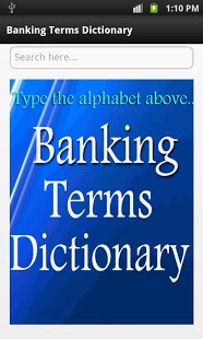Banking Terms Dictionary截图1