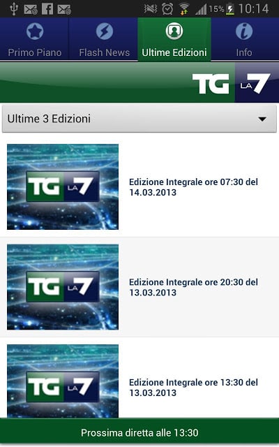 TG La7 Mobile截图2