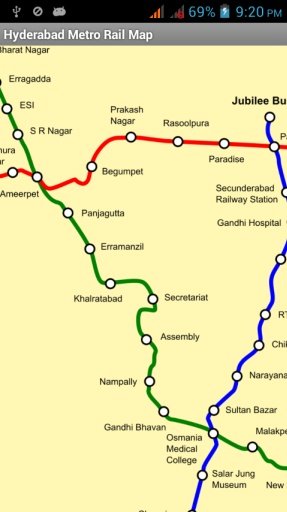 Hyderabad Metro Rail Map截图3