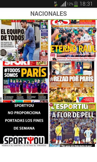 Portadas diarios deportivos截图9