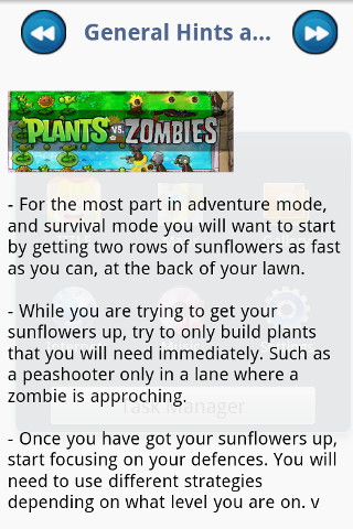 Plants vs Zombies 指南截图2
