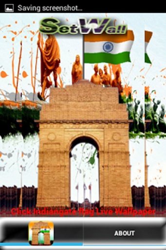 India Gate with Flag Animation截图2