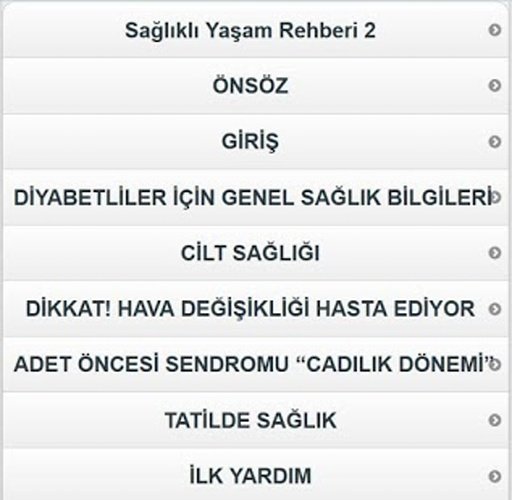 Sağlıklı Yaşam Rehberi 2截图4