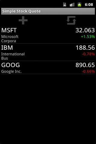 Stock Quotes (Qbsoft)截图2