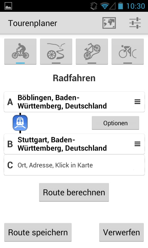 Radroutenplaner BW截图1