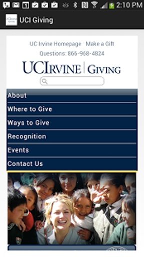 UC Irvine Giving截图3