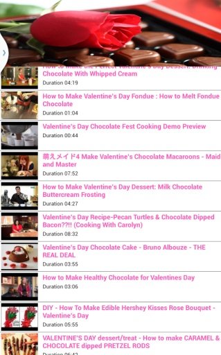 Chocolate Valentine Recipes截图9