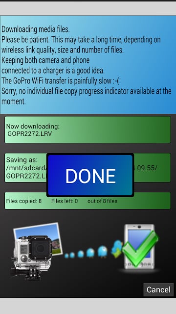 GoPro SD Backup2Phone Free截图1