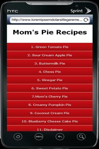 Mom's Pie Recipes截图1