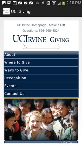 UC Irvine Giving截图2