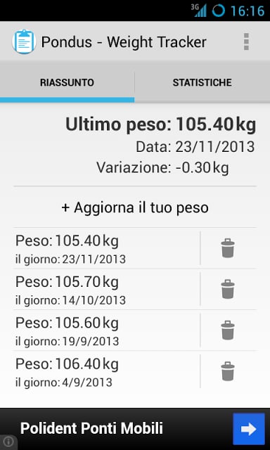 Pondus - Weight Tracker截图1