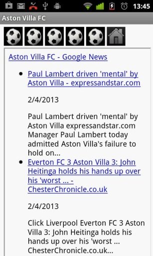 Aston Villa FC News截图2