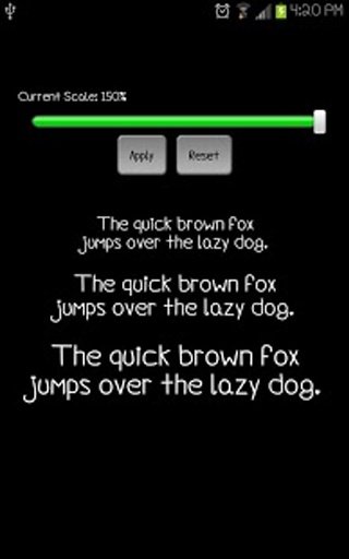 Font Sizer for FlipFont&reg; free截图5