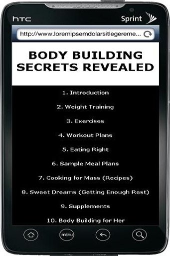 Body Building Diet Plan截图2