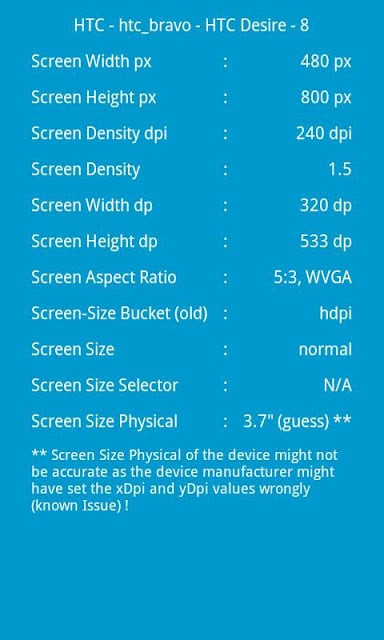 Screen Specs截图3