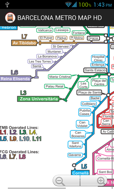 BARCELONA METRO MAP HD截图3