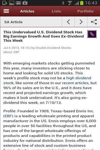 Dividend Investor截图4