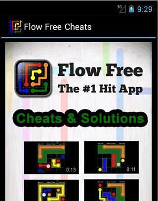 Flow Free Cheats and Guide截图2