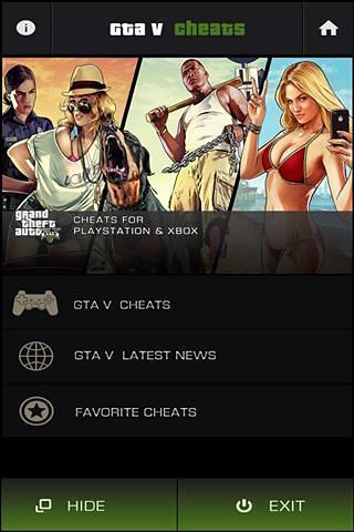 GTA V Cheats and News Free截图2