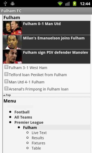 Fulham FC News截图3