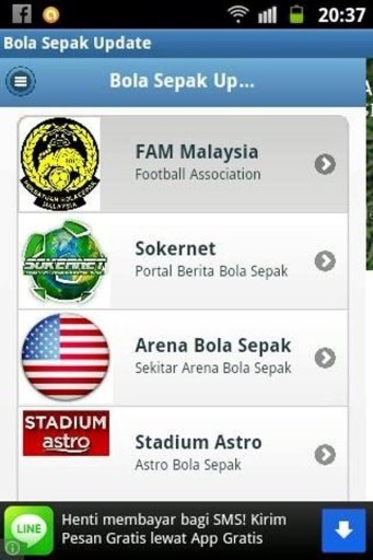 Bola Sepak Update截图7