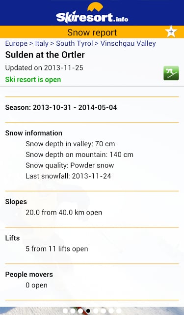 Skiresort.info – ski app截图1