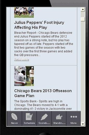 Chicago Bears Ultimate Fan App截图3