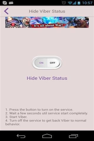 隐藏状态的Viber截图1